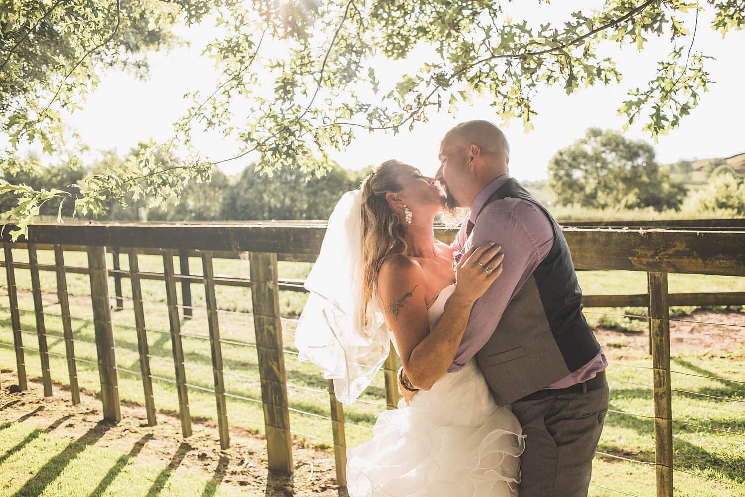 Lisa and Kerry's Intimate backyard wedding