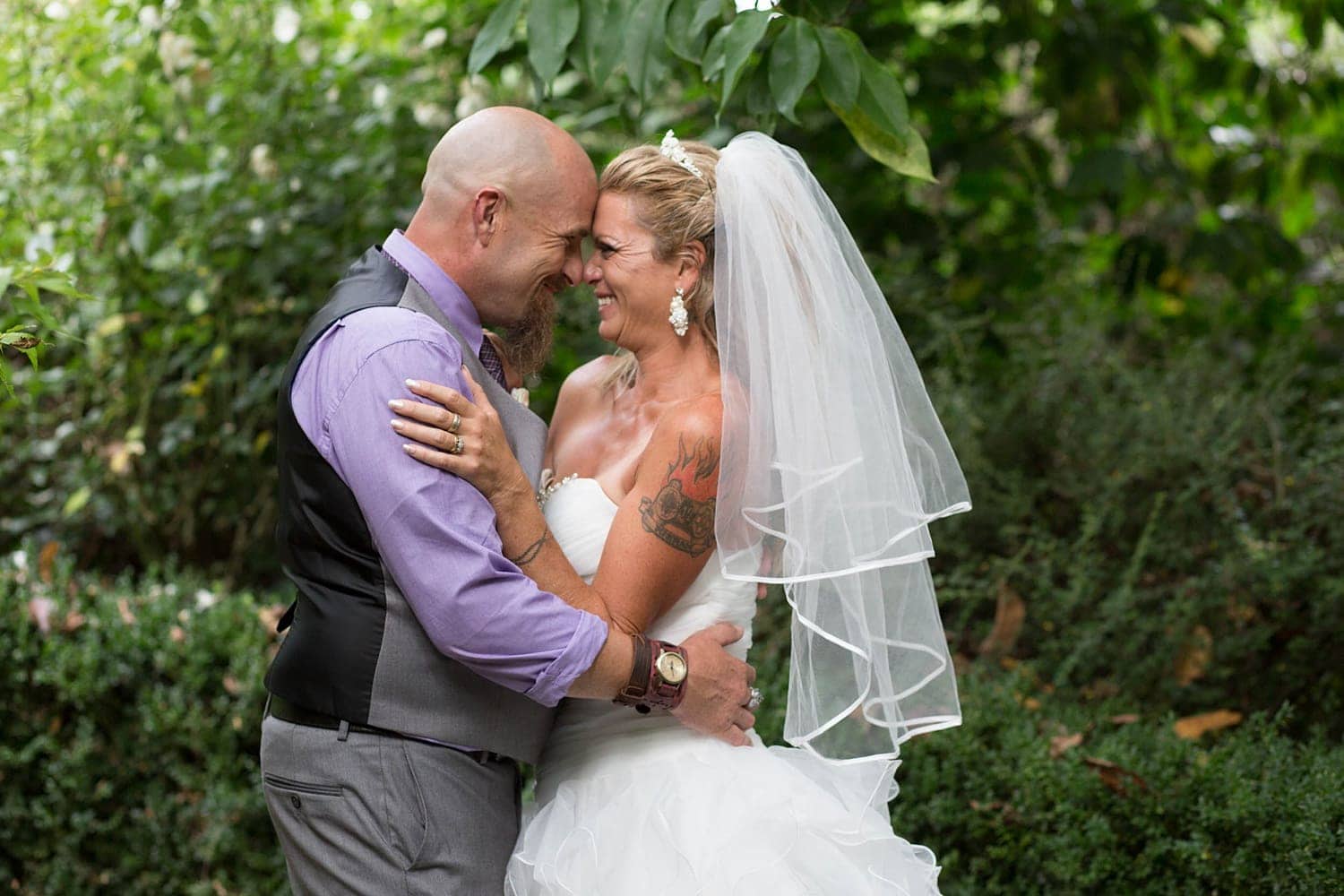 Lisa and Kerry's Intimate backyard wedding