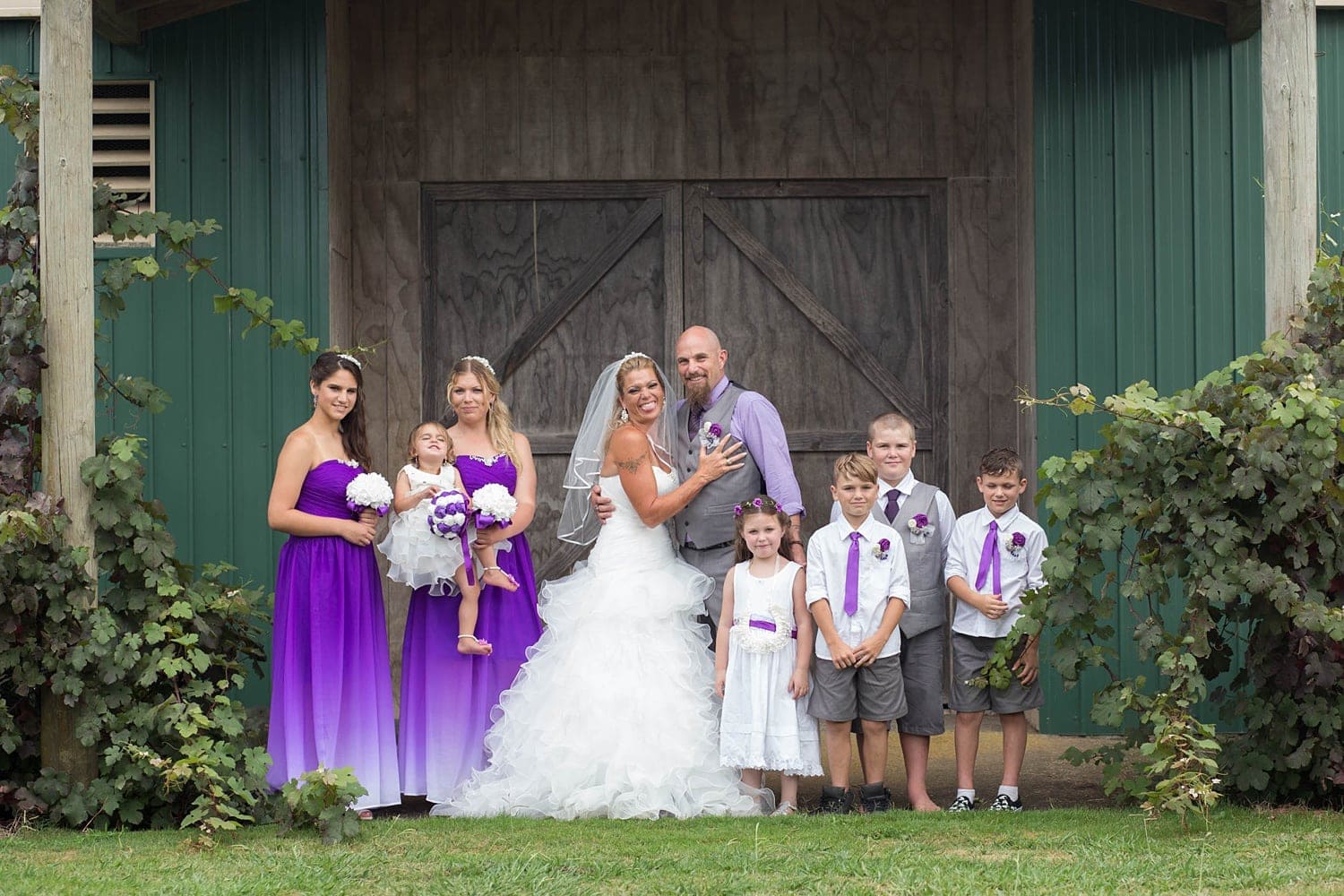 Lisa and Kerry's Intimate backyard wedding