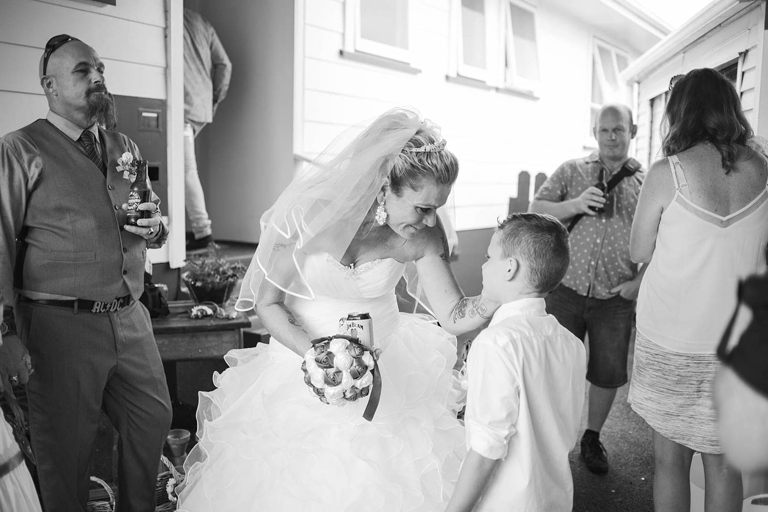 Lisa and Kerry's Intimate backyard wedding