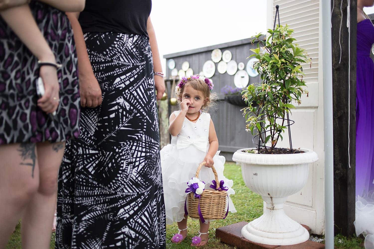 Lisa and Kerry's Intimate backyard wedding